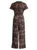 Betty Barclay Jumpsuit mit Eingrifftaschen in Dark Blue/Brown
