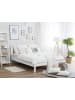 Beliani Doppelbett TANNAY in Weiß - (W) 149 x (H) 90 x (L) 208 cm