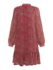 Albee Women Midikleid Mit Floralem Print in Rot Mehrfarbig