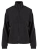 Urban Classics Urban Classics Ladies Double Polarfleece Jacket in black/black