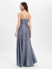 Marie Lund Abendkleid in indigo silber - 0001