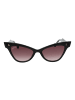 Hally & Son Frauen Sonnenbrille Schmetterling Schwarz
