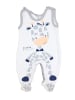 TupTam Baby Unisex Strampler-Set mit Aufdruck Spruch 2-tlg in weiß-kombi