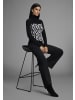 Bruno Banani Stehkragenpullover in schwarz-weiß