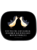 Mr. & Mrs. Panda Sonnenblende Auto Pinguin Liebe mit Spruch in Schwarz