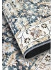 Elle Decoration ELLE Decoration Imagination Kurzflorteppich Saveh - blau, creme