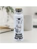 Mr. & Mrs. Panda Trinkflasche Pinguin Bester Student der Welt mi... in Weiß