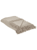 Beliani Tagesdecke YERBENT in Grau - (W) 220 x (H) 1.25 x (L) 240 cm