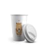 Mr. & Mrs. Panda Kaffeebecher To Go Bär Baby ohne Spruch in Weiß