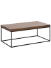 Beliani Couchtisch DELANO in Braun/Schwarz - (W) 60 x (H) 40 x (L) 100 cm