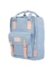 Doughnut Macaroon 16 - Rucksack 38 cm (mustard) in light blue