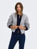 ONLY Blousonjacke in Light Grey Melange