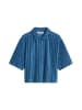Marc O'Polo DENIM Frottee-Overshirt boxy in Medium Blue