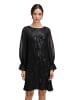 Vera Mont Cocktailkleid im Glitzer-Look in Schwarz