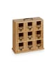 relaxdays Tee Organizer in Natur - (B)30 x (H)29 x (T)11,5 cm