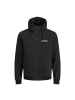 Jack and Jones JJERUSH HOOD BOMBER in Schwarz