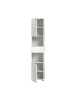 ebuy24 Hochschrank Vira Weiß 38 x 34 cm
