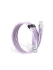 Orico CDX 60W 3A Power Delivery USB-C - USB-C 1m Kabel - Lila