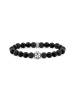 Thomas Sabo Beads-Armband Aus Obsidian Silber in silber, schwarz
