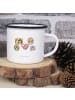 Mr. & Mrs. Panda Tasse Igel Familie ohne Spruch in Weiß