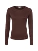 Marie Lund Langarmshirt in schoko - 0004