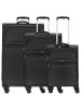 D&N Travel Line 9104 - Trolley-Set, 3tlg. in schwarz