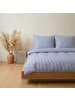 Carpe Sonno Seersucker Bettwäsche in Blau Weiß