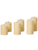 Beliani 6er-Set LED Deko BRAISE in Beige
