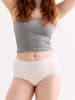 Erlich Textil  3er Pack Light Touch High Waist Slip aus weichem Modal - nahtlose Kanten in ecru