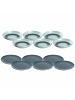 LEONARDO 12er Set Tafelservice Matera in in blau