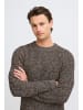 BLEND Strickpullover BHPullover 20717262 modischer Strickpullover in Schwarz