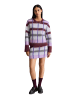 Marc O'Polo DENIM Jacquard-Pullover oversize in Dark Purple
