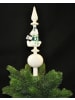 Kaemingk Christbaumspitze Glas 34cm Spitze Bär Krug