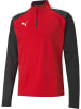 Puma Pullover "TeamLIGA 1/4 Zip Top" in Rot