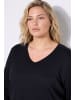 Ulla Popken Shirt in schwarz