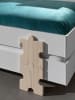 58 aufm Kessel STAPELBETT (2er Set) Karlene 204x48x94 aus MDF in Weiß