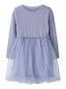 Tüllkleid langarm Glitzer-Sterne Nmfrarana in lavender icing