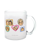 Mr. & Mrs. Panda Teetasse Igel Familie ohne Spruch in Transparent