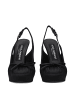 Dolce & Gabbana Schwarz Satin High Absatz Pumps