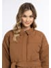 DreiMaster Vintage Damen Baumwolljacke Mit Leichter Wattierung in Kamel
