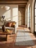 KADIMA DESIGN Teppich Kurzflor Strapazierfähig LEAM Boho Ethno Geometrisch Wohnzimmer in Grau