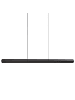 Beliani Pendelleuchten ARENAS in Schwarz/Braun - (W) 100 x (H) 118 x (L) 6 cm