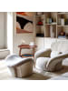 relaxdays Beistelltisch in Braun - (B)47 x (H)60 x (T)40 cm