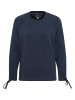 DreiMaster Maritim Damen Sweatshirt Mit Rundhals in Dunkelmarine