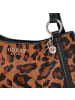Guess Domitilla Schultertasche Leder 30 cm in leopard