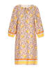 gaya Women Dress in Yellow Multicolor