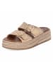 Tamaris Espadrille-Pantoletten in beige