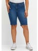 sheego Jeansbermudas in blue denim