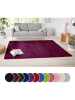 Hanse Home Kurzflor Teppich Nasty in Schwarzbeere