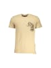 cavalli CLASS Beige Baumwoll-T-Shirt